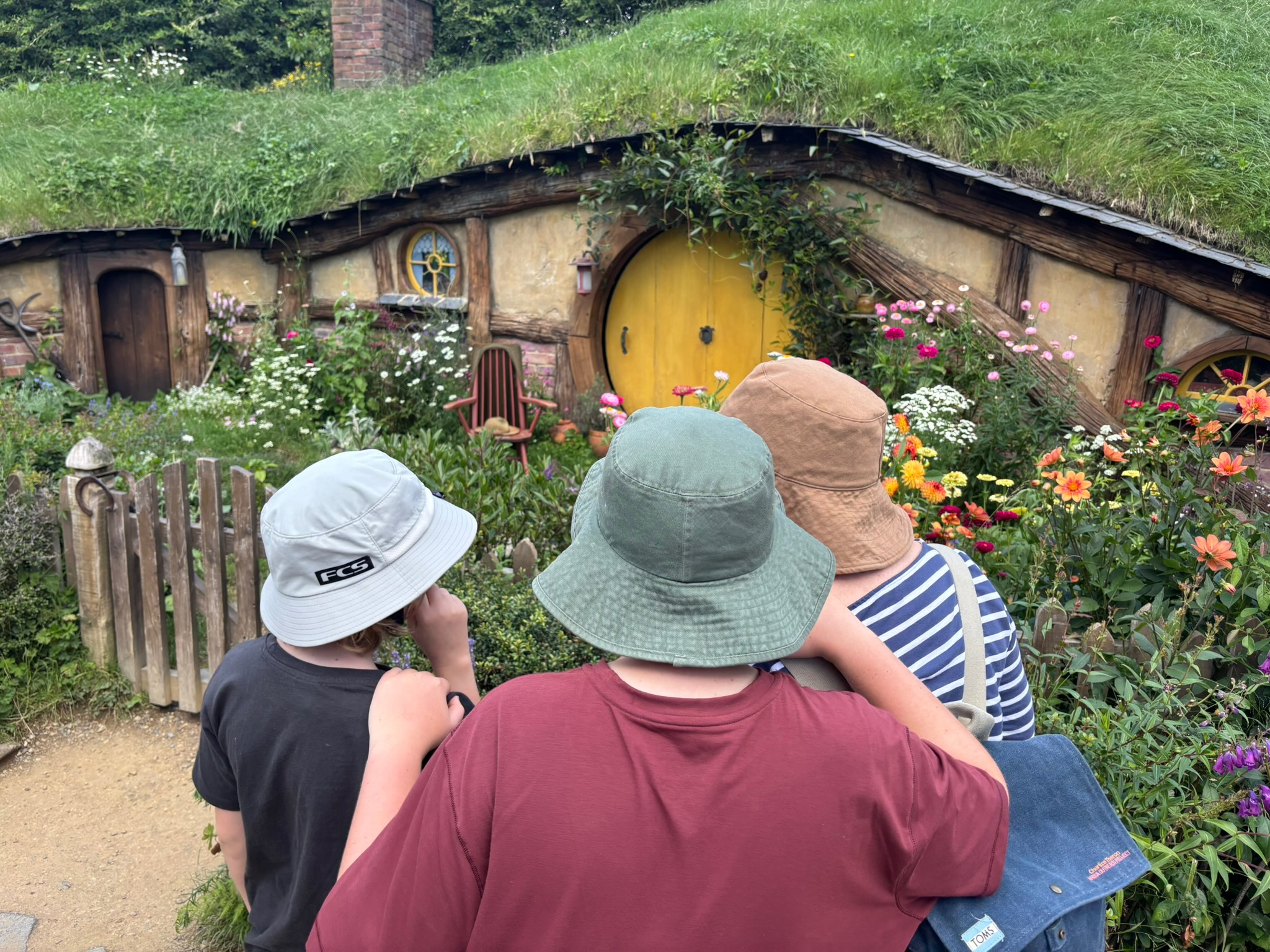 Yellow door hobbit hole